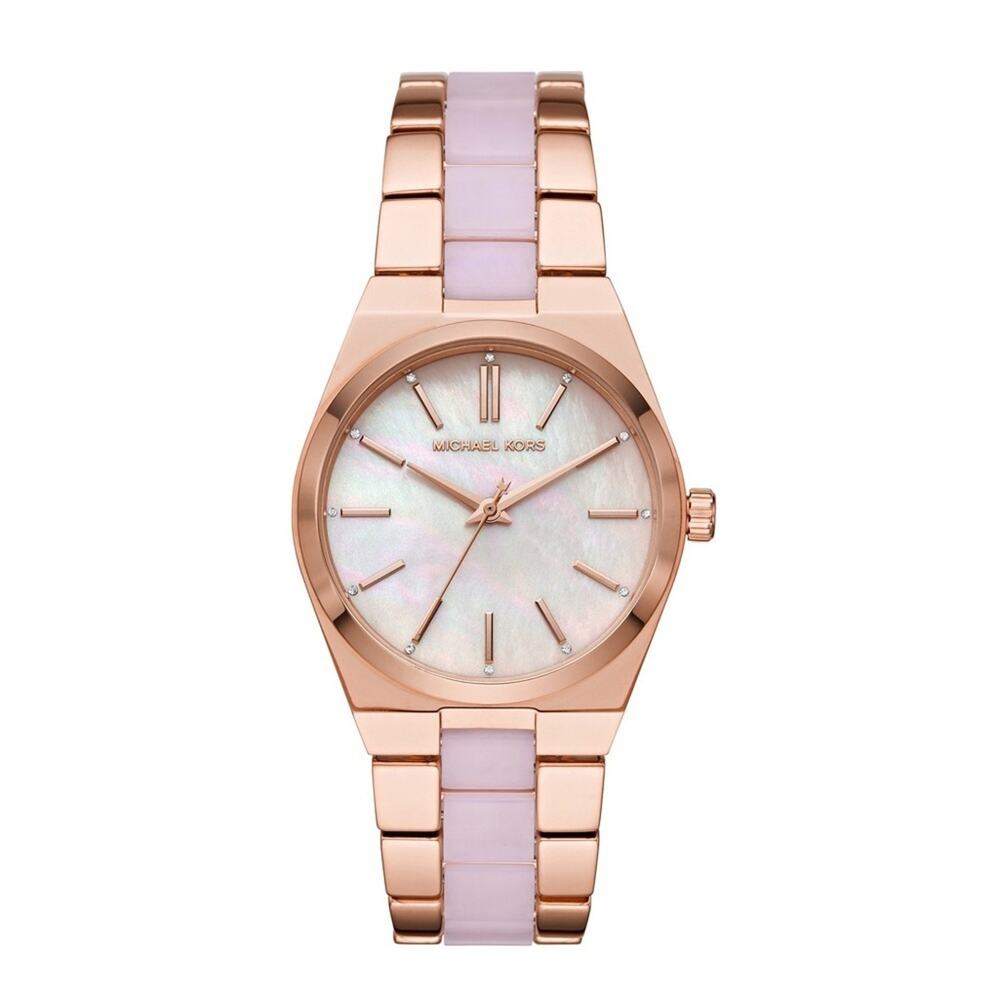 NWT MICHAEL Michael Kors Channing rose gold watch - Picture 2 of 5